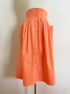 Vintage CACHAREL PARIS button-front midi skirt x/s
